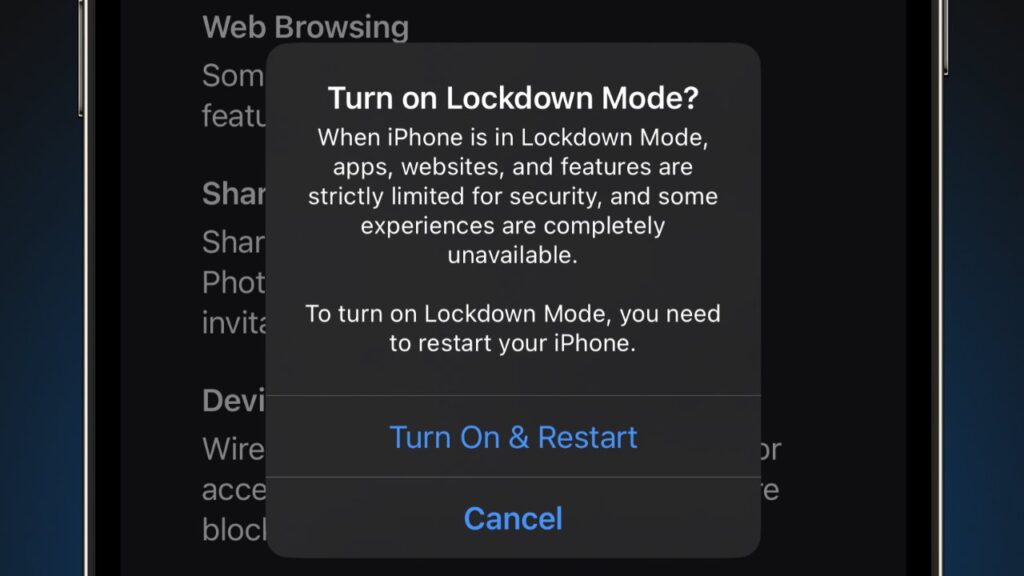 آموزش فعال کردن Lockdown Mode اپل